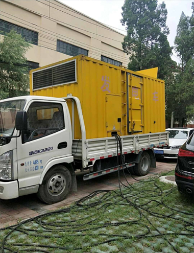 宝应发电车出租-柴油发电机组排烟系统设计要求及其考虑因素